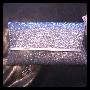 Elegant Silver Clutch Bag